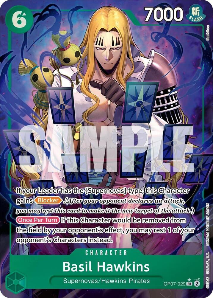Basil Hawkins (Parallel) (OP07-029) / Foil