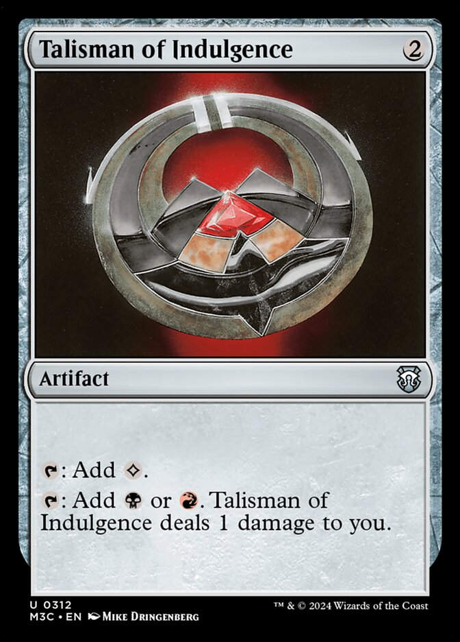 Talisman of Indulgence (m3c) (312)