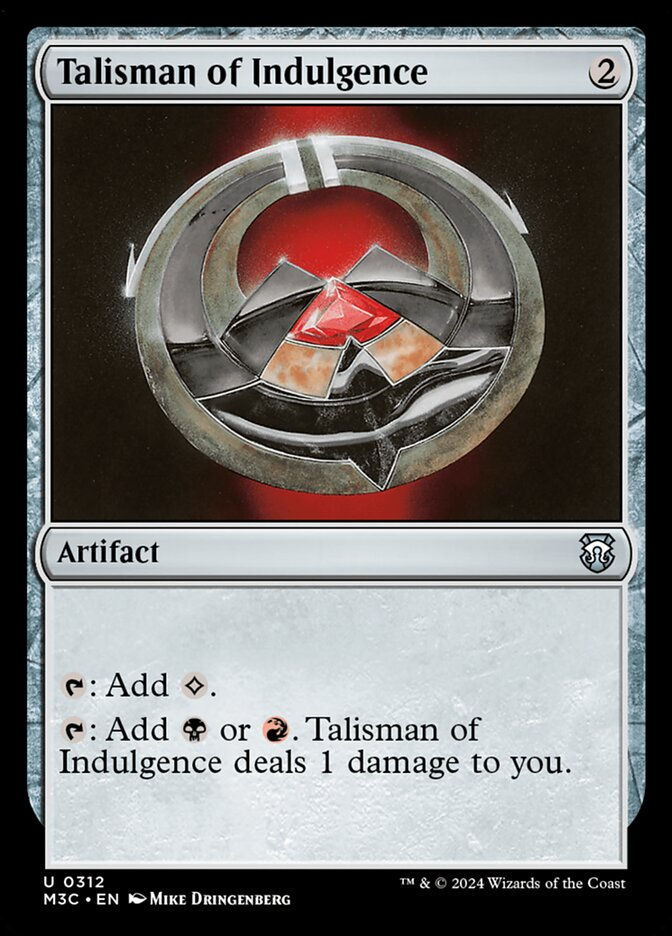 Talisman of Indulgence (m3c) (312)