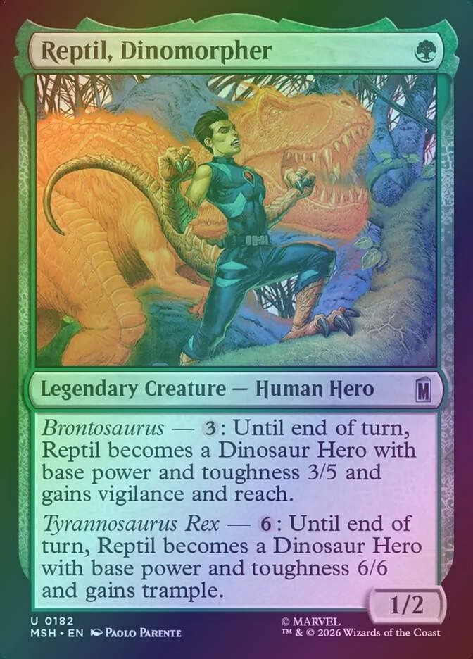 Reptil, Dinomorpher (MSH) (182) / Foil