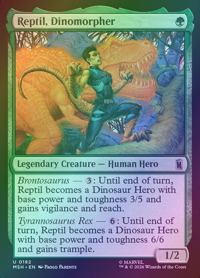 Reptil, Dinomorpher (MSH) (182) / Foil