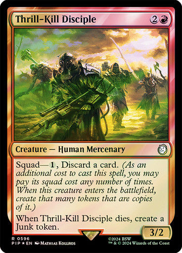 Thrill-Kill Disciple (pip) (596) / Surge Foil