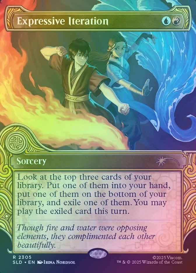 Expressive Iteration (SLD) (2305) / Borderless / Showcase / Foil