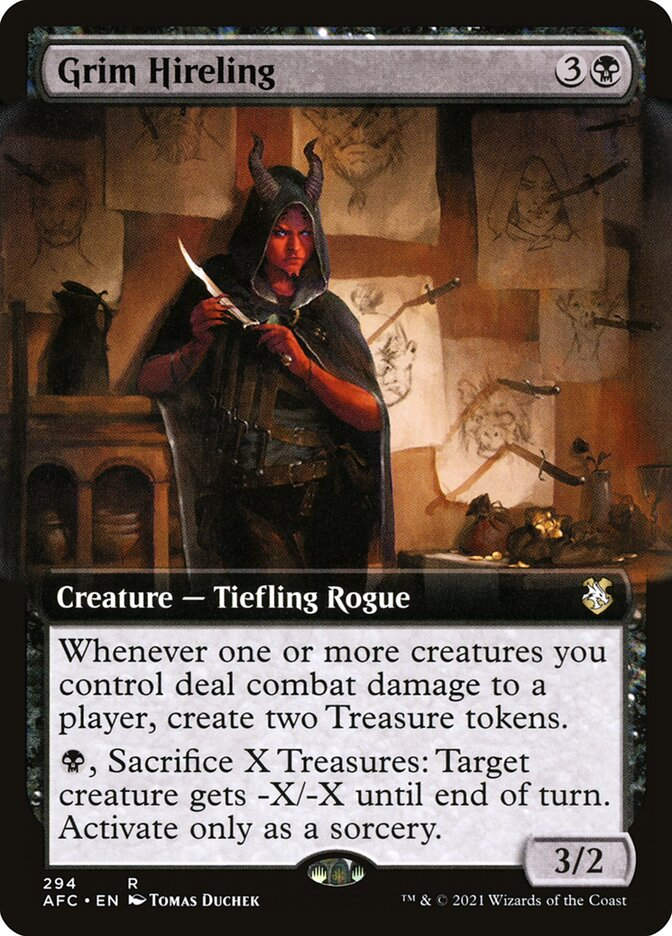Grim Hireling (AFC) (294) / Extended Art