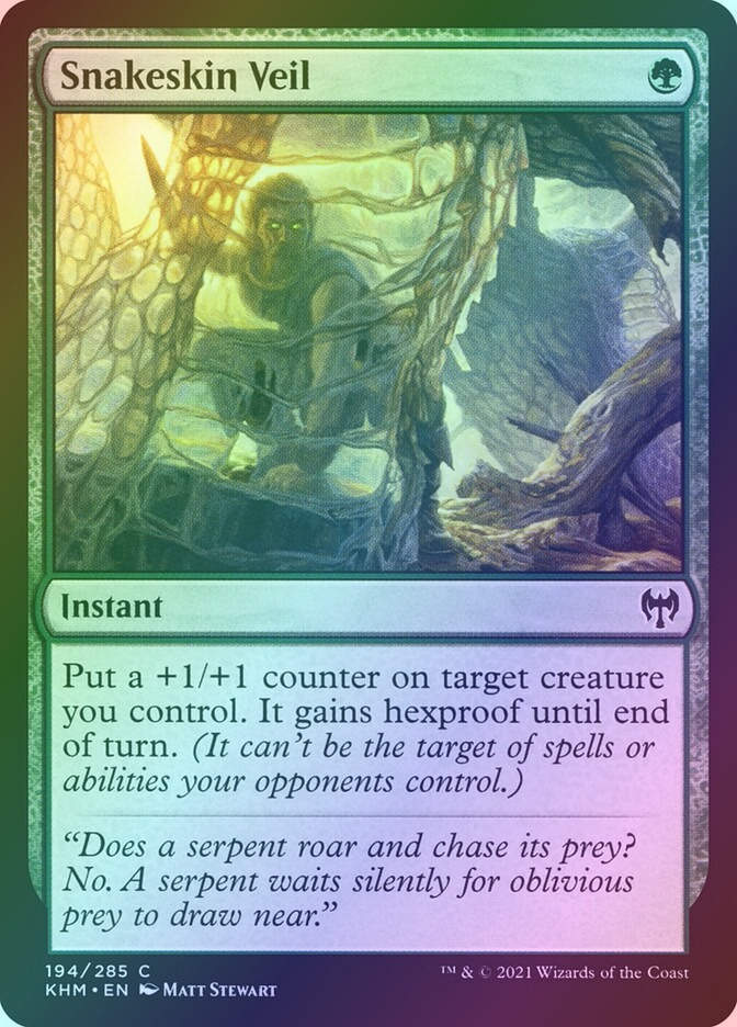 Snakeskin Veil (KHM) (194) / Foil