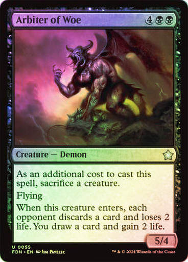 Arbiter of Woe (FDN) (55) / Foil