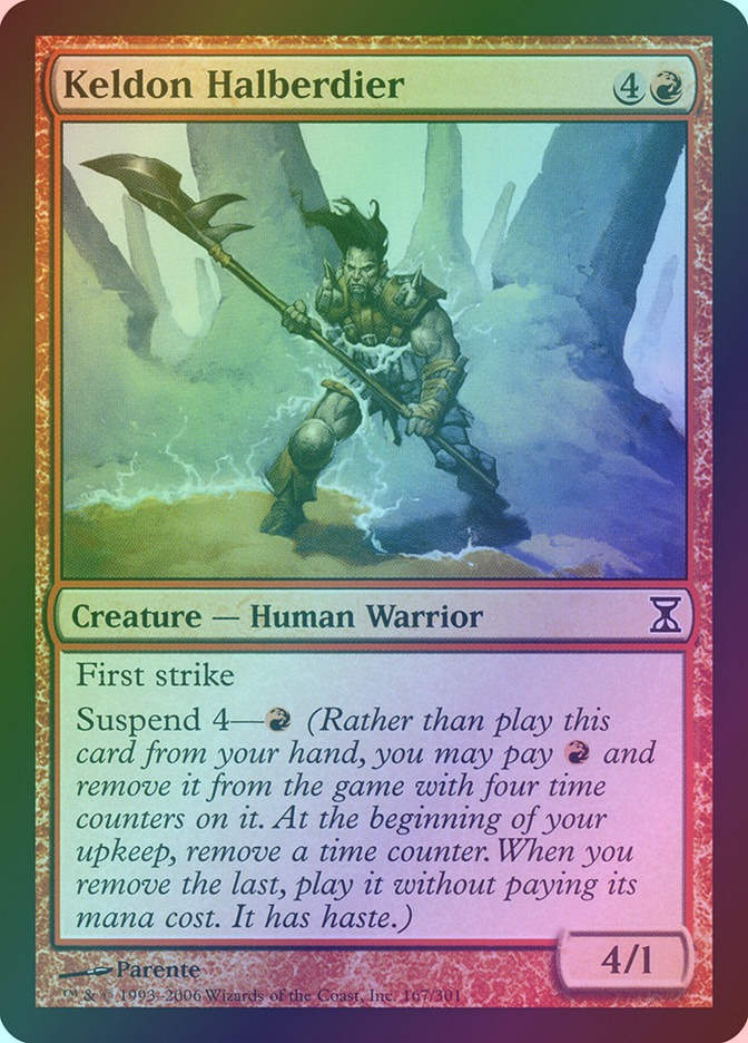 Keldon Halberdier (TSP) (167) / Foil