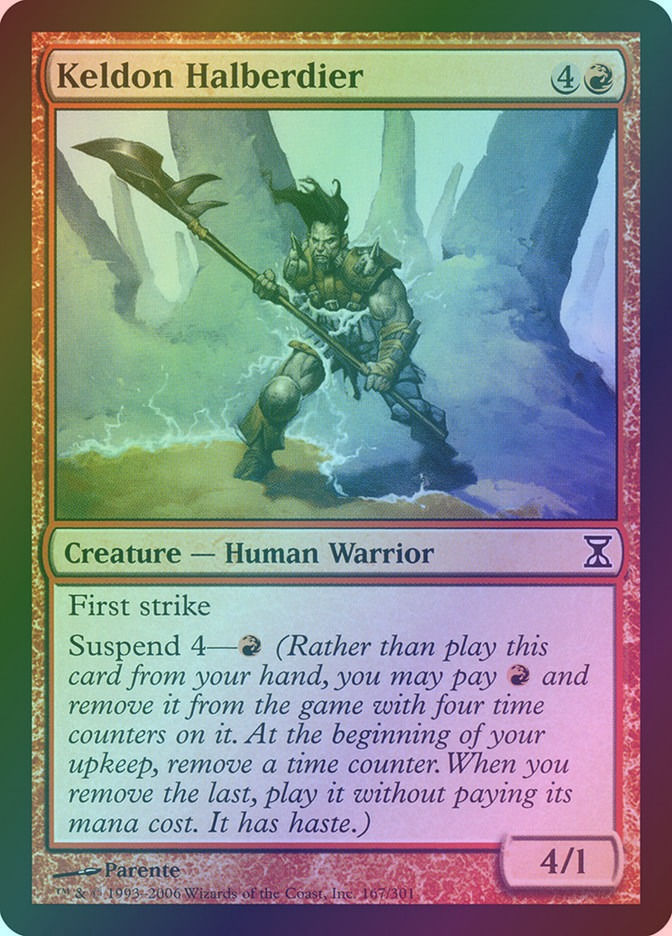 Keldon Halberdier (TSP) (167) / Foil