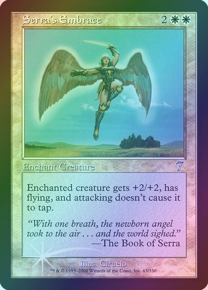 Serra's Embrace (7ED) (43★) / Foil
