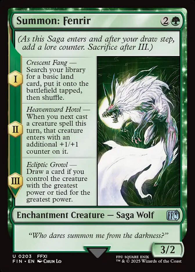 Summon: Fenrir (FIN) (203)