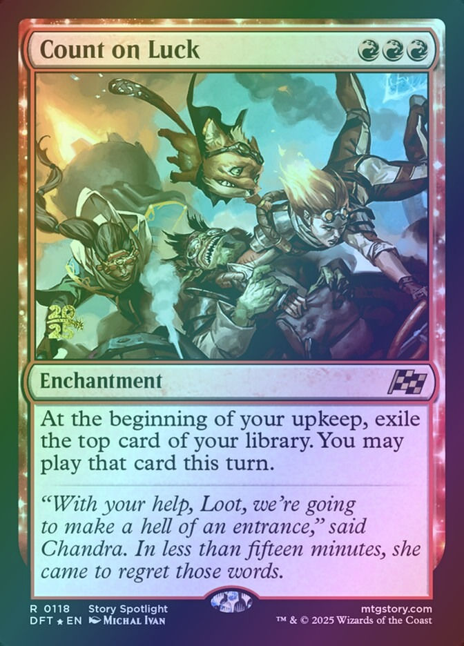 Count on Luck (PDFT) (118s) / Foil