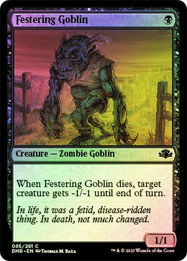 Festering Goblin (DMR) / Foil