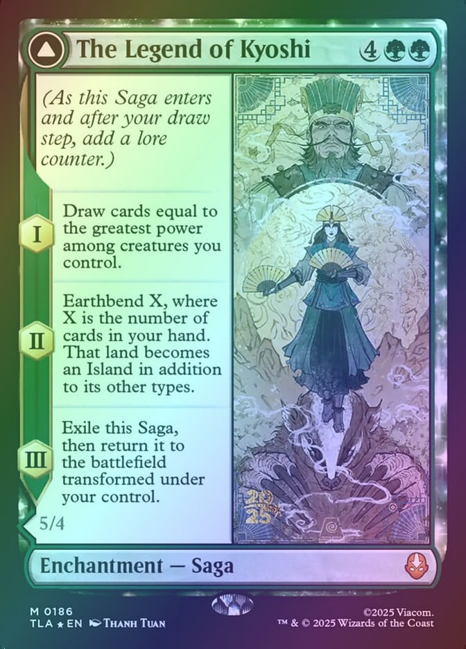 The Legend of Kyoshi // Avatar Kyoshi (PTLA) (186s) / Foil — cara 1 de 2