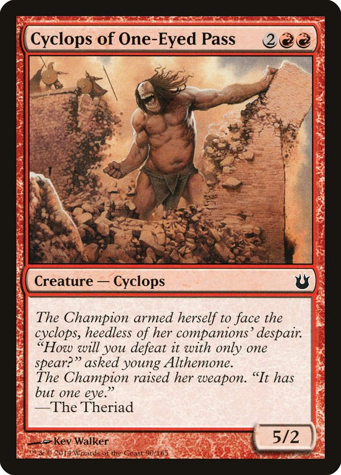 Cyclops of One-Eyed Pass (BNG) (90) / Foil