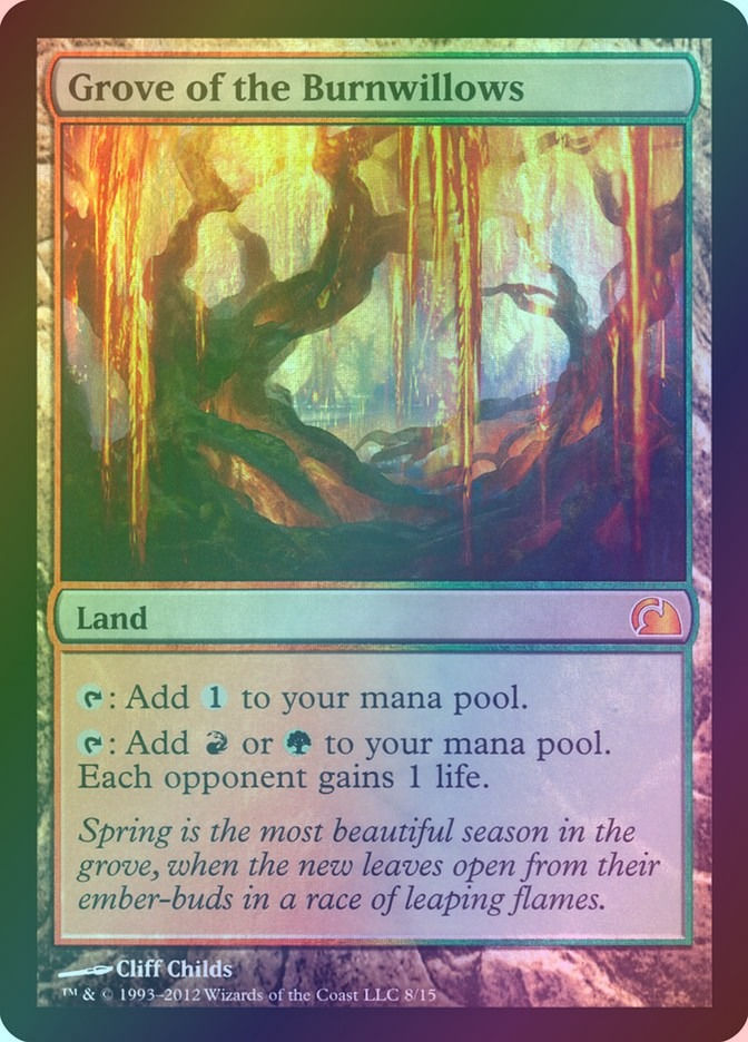 Grove of the Burnwillows (V12) (8) / Foil