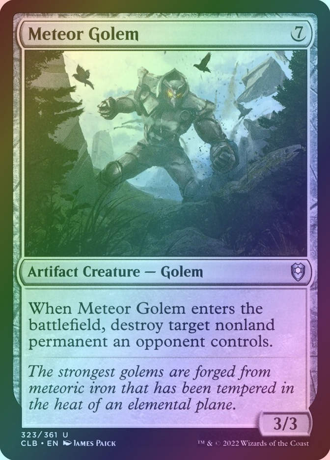 Meteor Golem (CLB) (323) / Foil