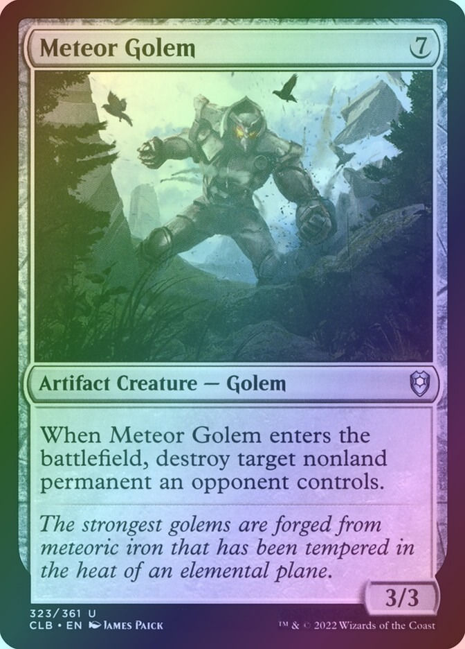 Meteor Golem (CLB) (323) / Foil