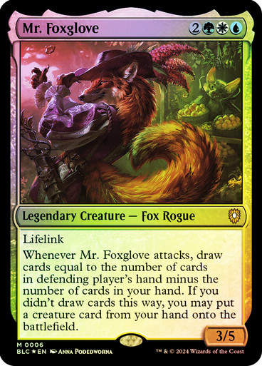 Mr. Foxglove (blc) (6) / Foil