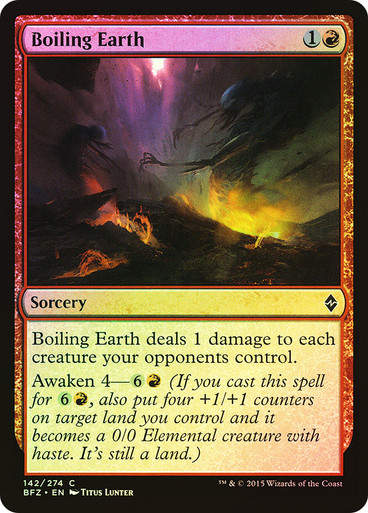 Boiling Earth (BFZ) (142) / Foil