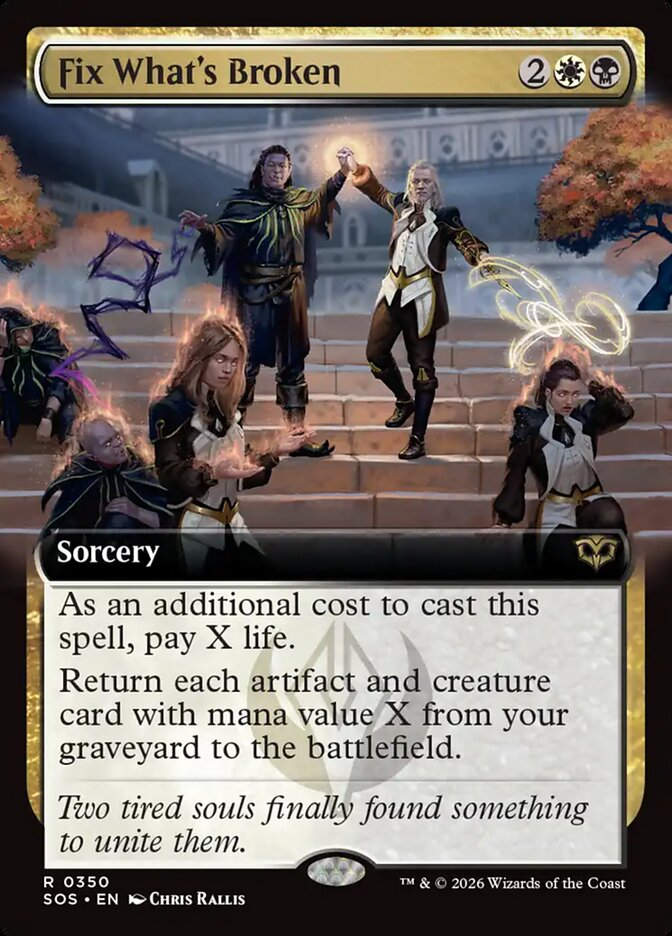 Fix What's Broken (SOS) (350) / Extended Art