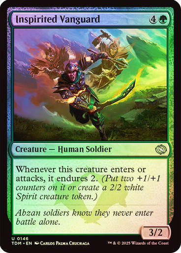 Inspirited Vanguard (TDM) (146) / Foil