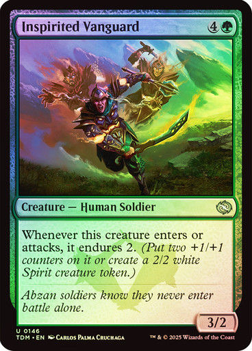 Inspirited Vanguard (TDM) (146) / Foil