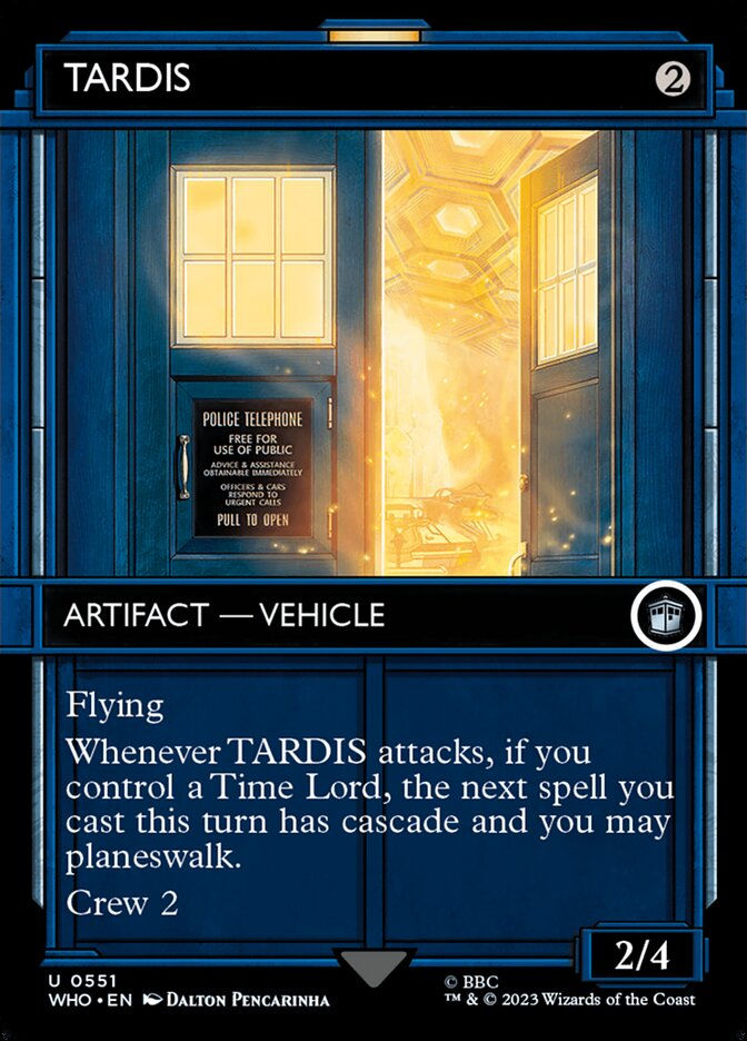 TARDIS (WHO) (551) / Borderless / Showcase
