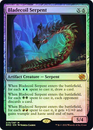 Bladecoil Serpent (BRO) / Foil