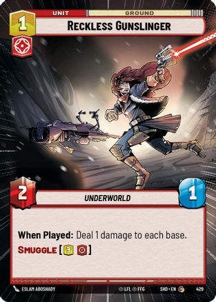 Reckless Gunslinger (Hyperspace) (SHD_#429) / Foil