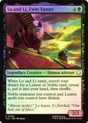 Lo and Li, Twin Tutors (TLA) (108) / Foil