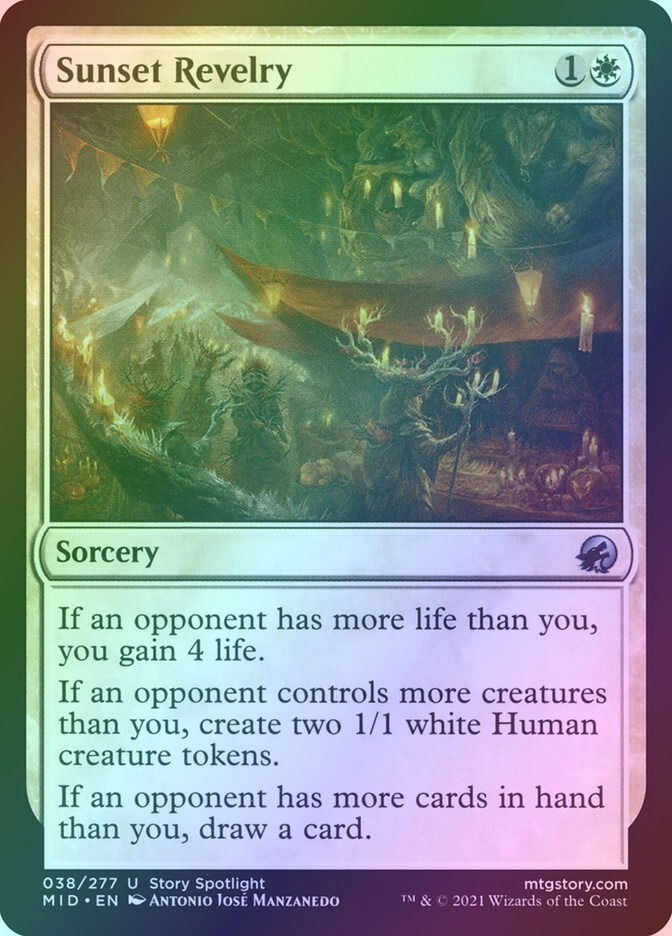 Sunset Revelry (MID) (38) / Foil