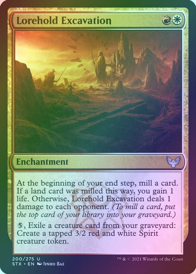 Lorehold Excavation (STX) (200) / Foil