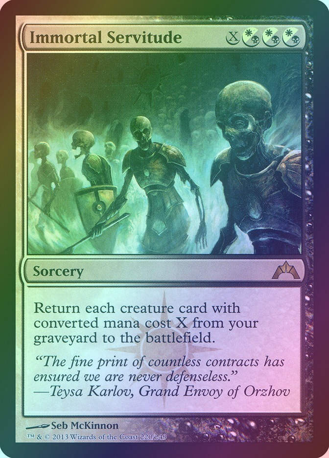 Immortal Servitude (GTC) (220) / Foil