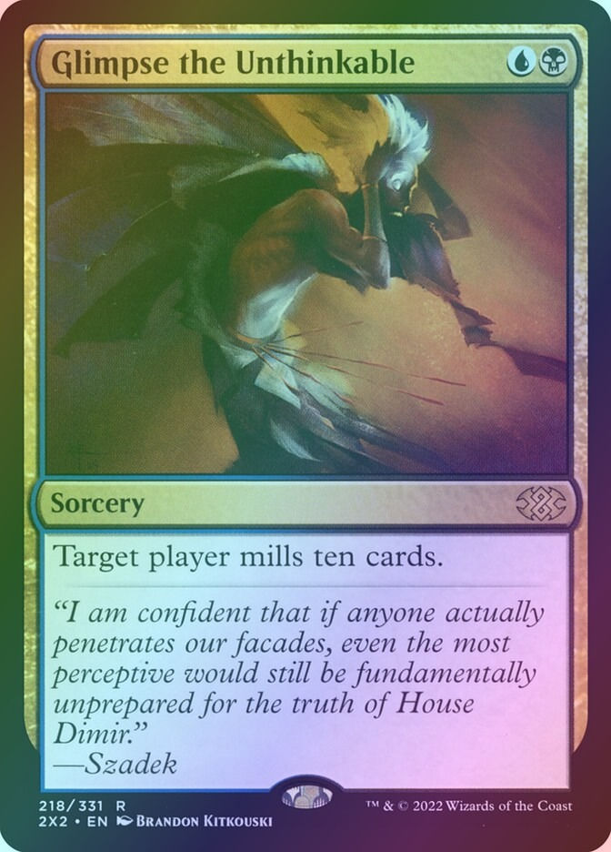 Glimpse the Unthinkable (2X2) (218) / Foil