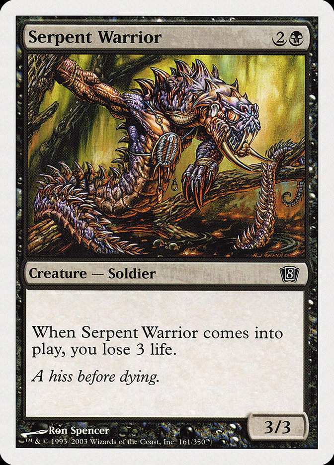Serpent Warrior (8ED) (161)