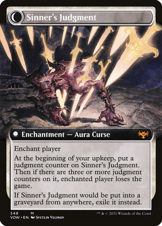 Faithbound Judge // Sinner's Judgment (VOW) (348) / Extended Art — cara 2 de 2