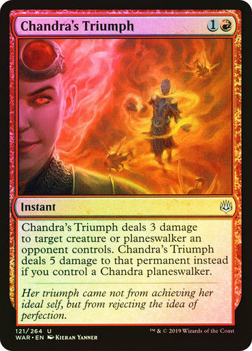 Chandra's Triumph (WAR) (121) / Foil
