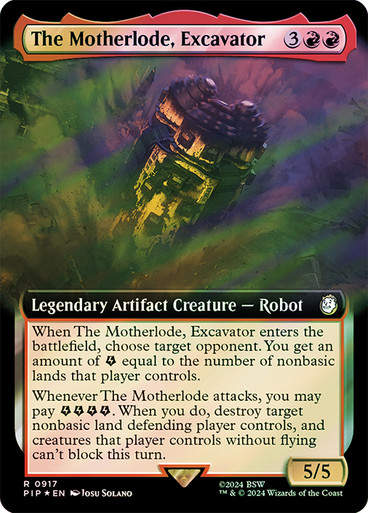 The Motherlode, Excavator (pip) (917) / Extended Surge Foil
