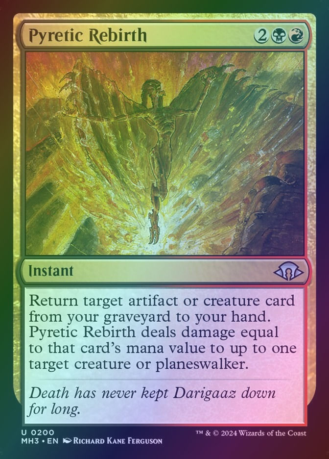 Pyretic Rebirth (MH3) (200) / Foil