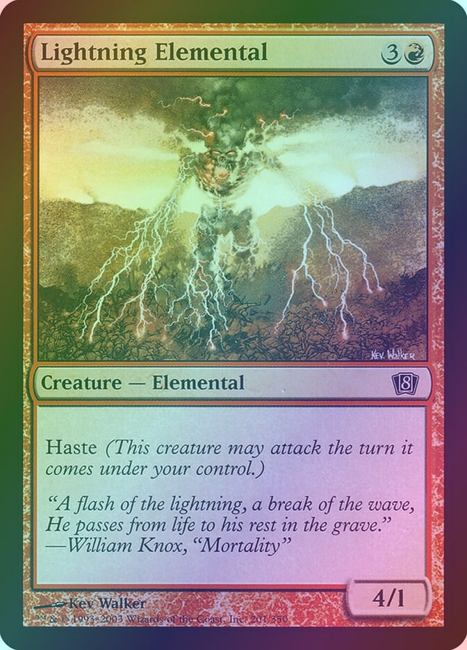 Lightning Elemental (8ED) (201★) / Foil