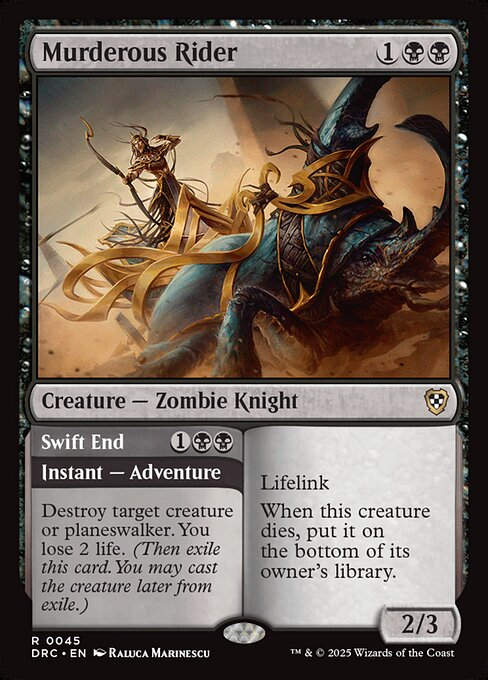 Murderous Rider // Swift End (DRC) (45)