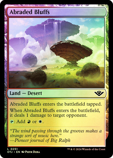 Abraded Bluffs (otj) (251) / Foil