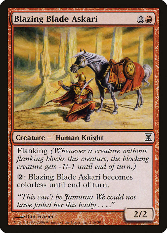 Blazing Blade Askari (TSP) (146)