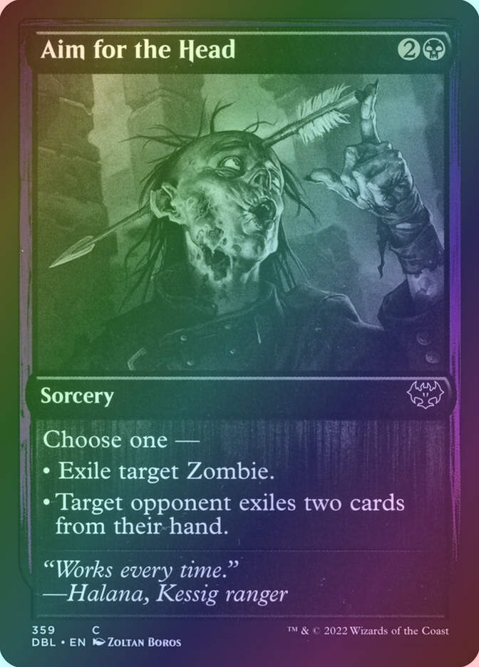 Aim for the Head (DBL) (359) / Foil