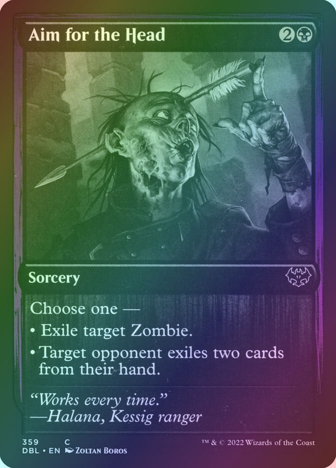 Aim for the Head (DBL) (359) / Foil