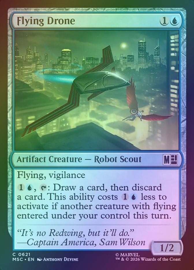 Flying Drone (MSC) (621) / Foil