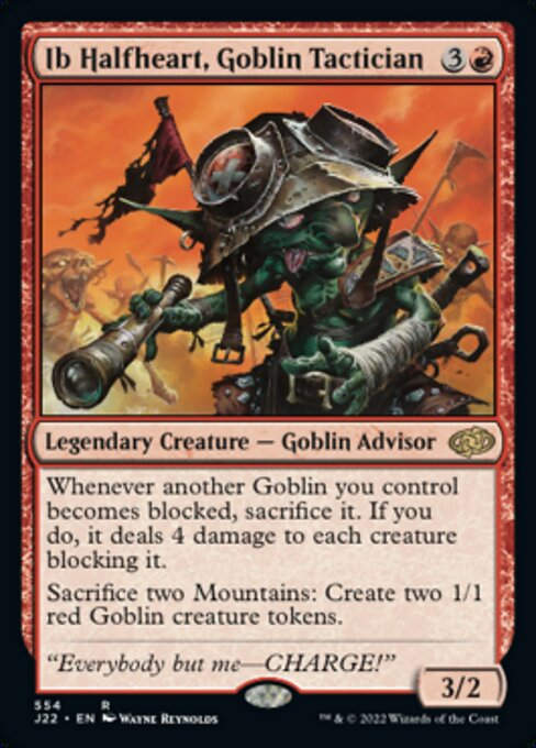Ib Halfheart, Goblin Tactician (J22))