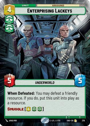 Enterprising Lackeys (Hyperspace) (SHD_#376) / Foil