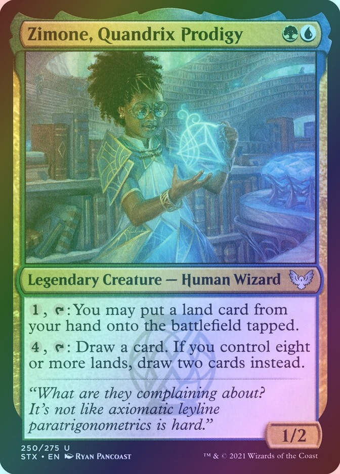 Zimone, Quandrix Prodigy (STX) (250) / Foil