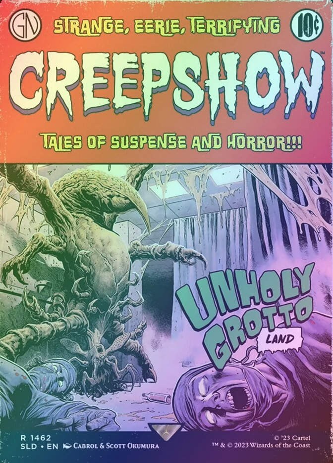 Unholy Grotto // Unholy Grotto (SLD) (1462) / Borderless / Foil
